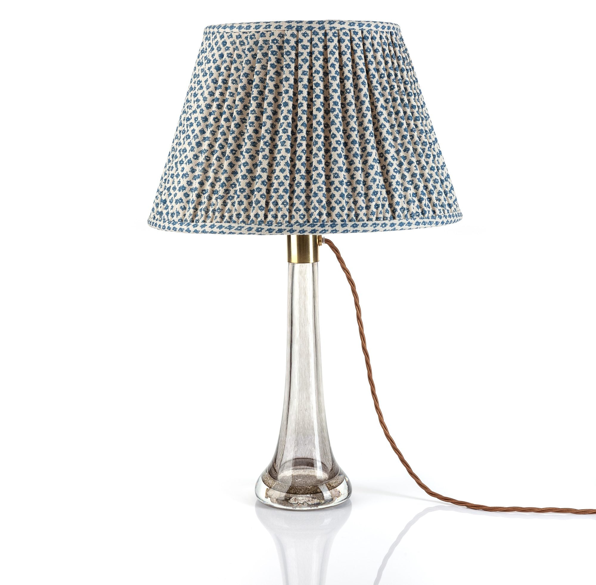 Fermoie 18" Lampshade Round Blue Marden