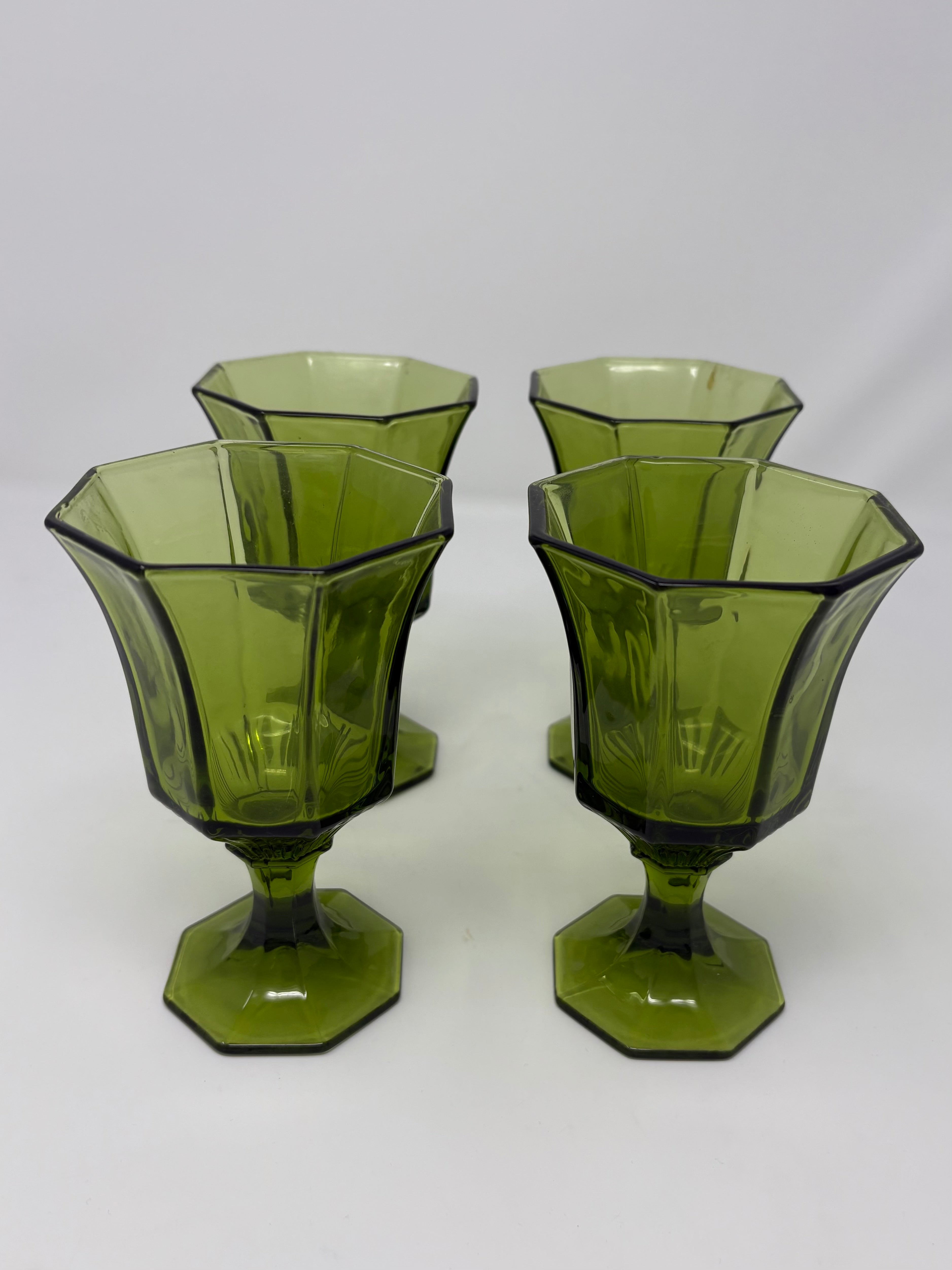 Hand Pressed Wine Glasses - Set of 4