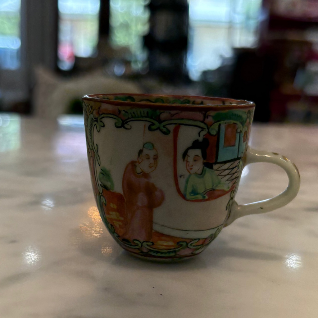 Rose Medallion Espresso Cup