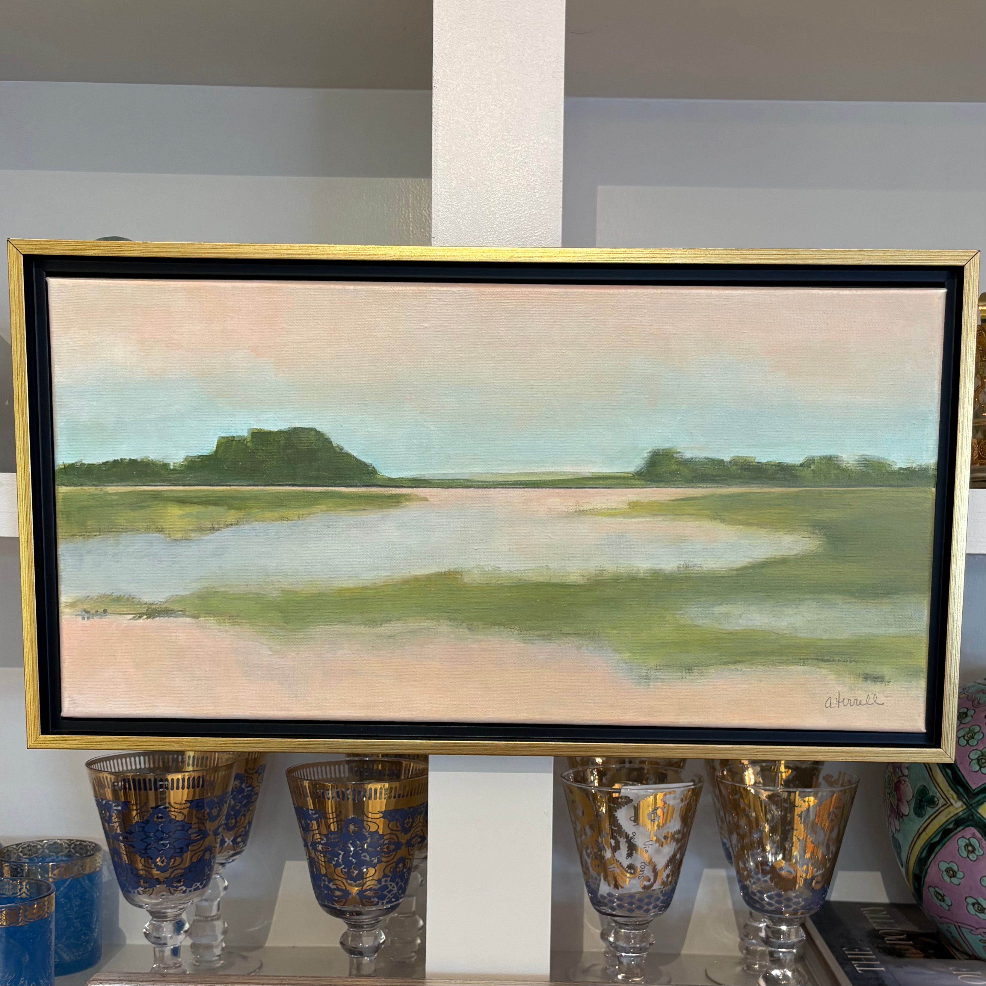“Twilight” Marsh Landscape by Ashley Terrell
