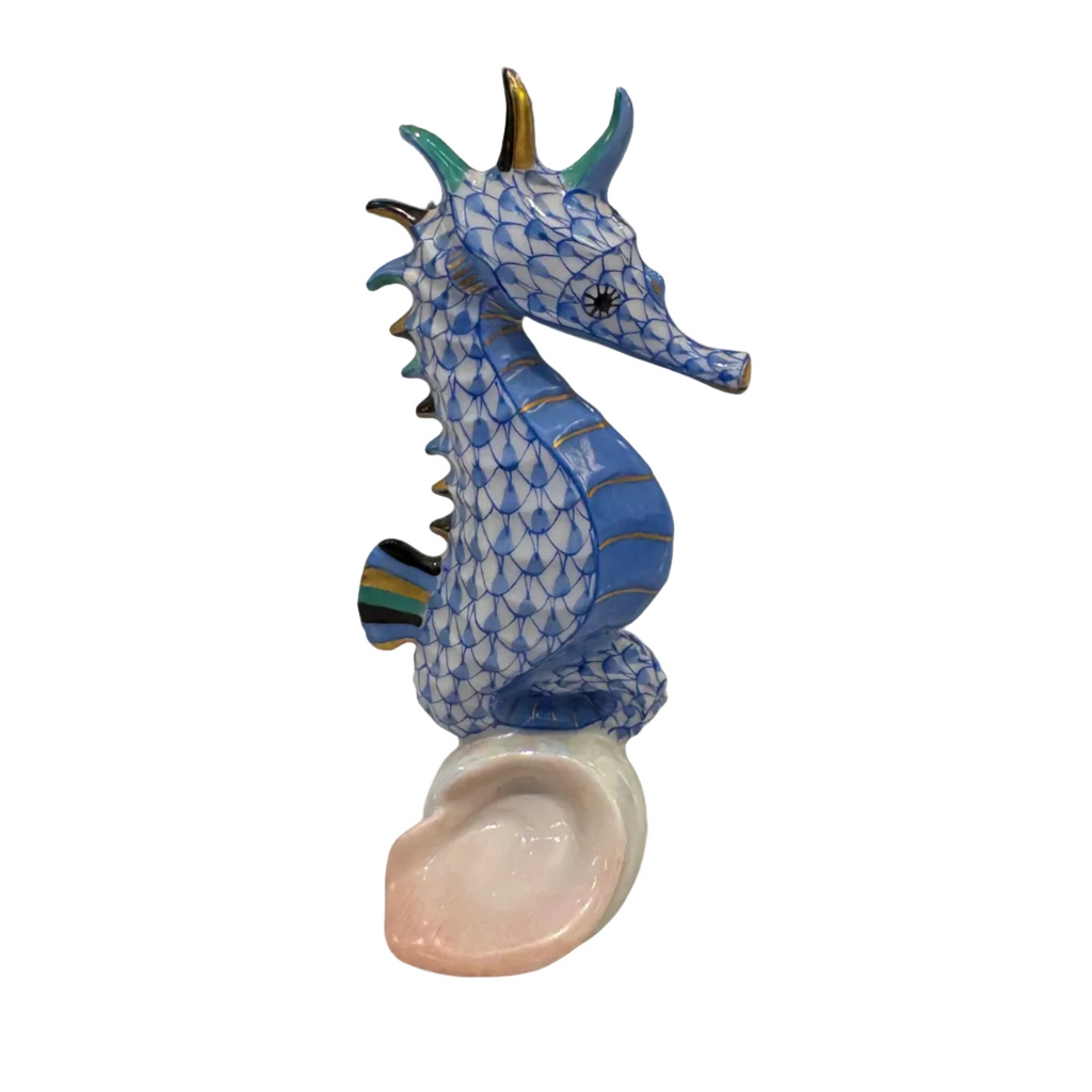 Antique Herend Dragon Seahorse on Shell (rare)