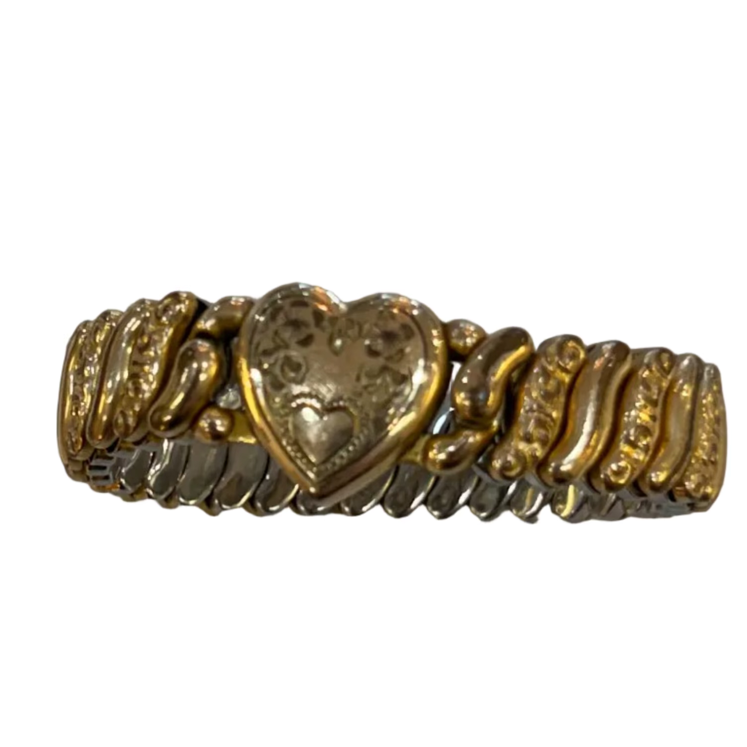 Child’s Gold-filled Expansion Sweetheart Bracelet (WWII era)