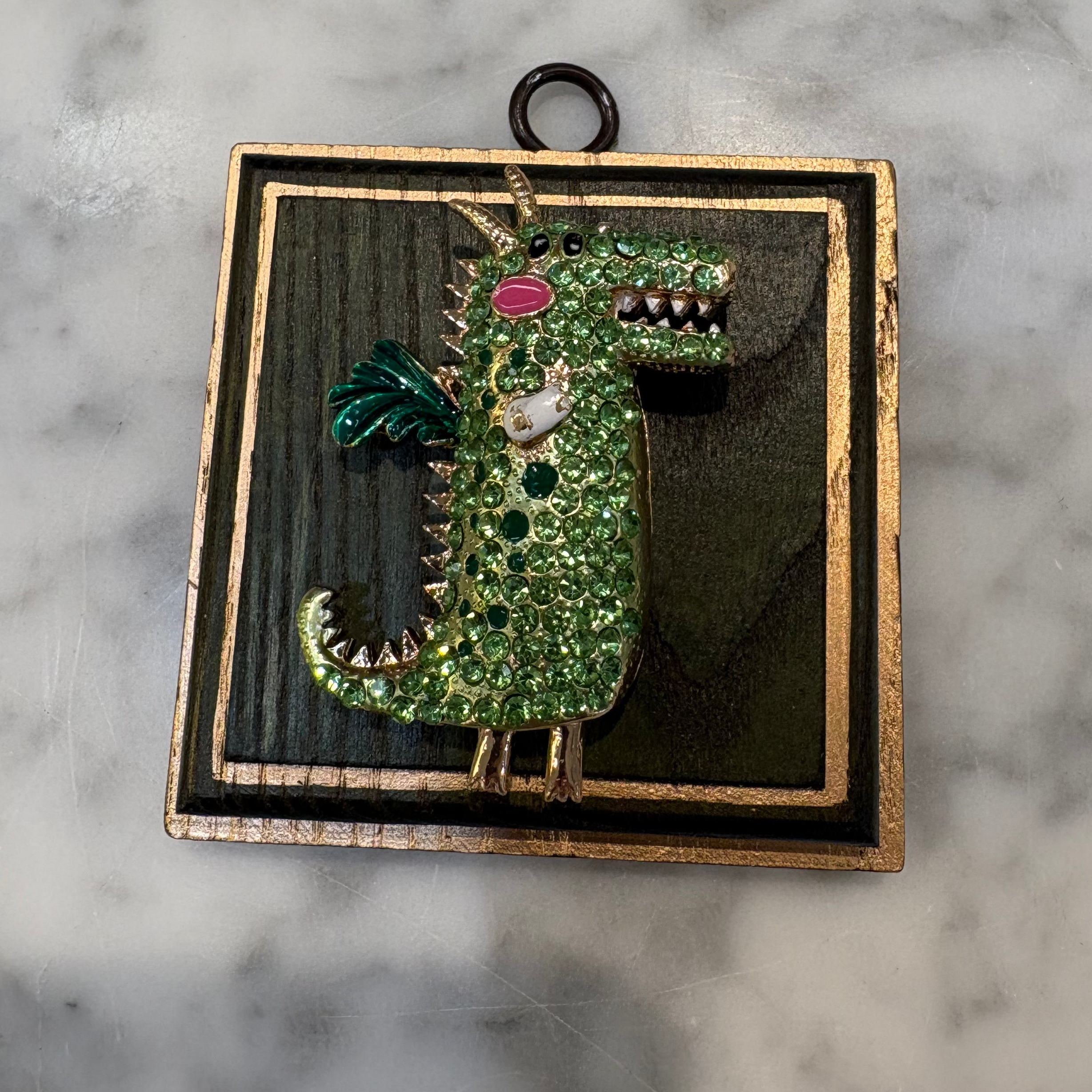 Museum Bees - Dragon with green stones