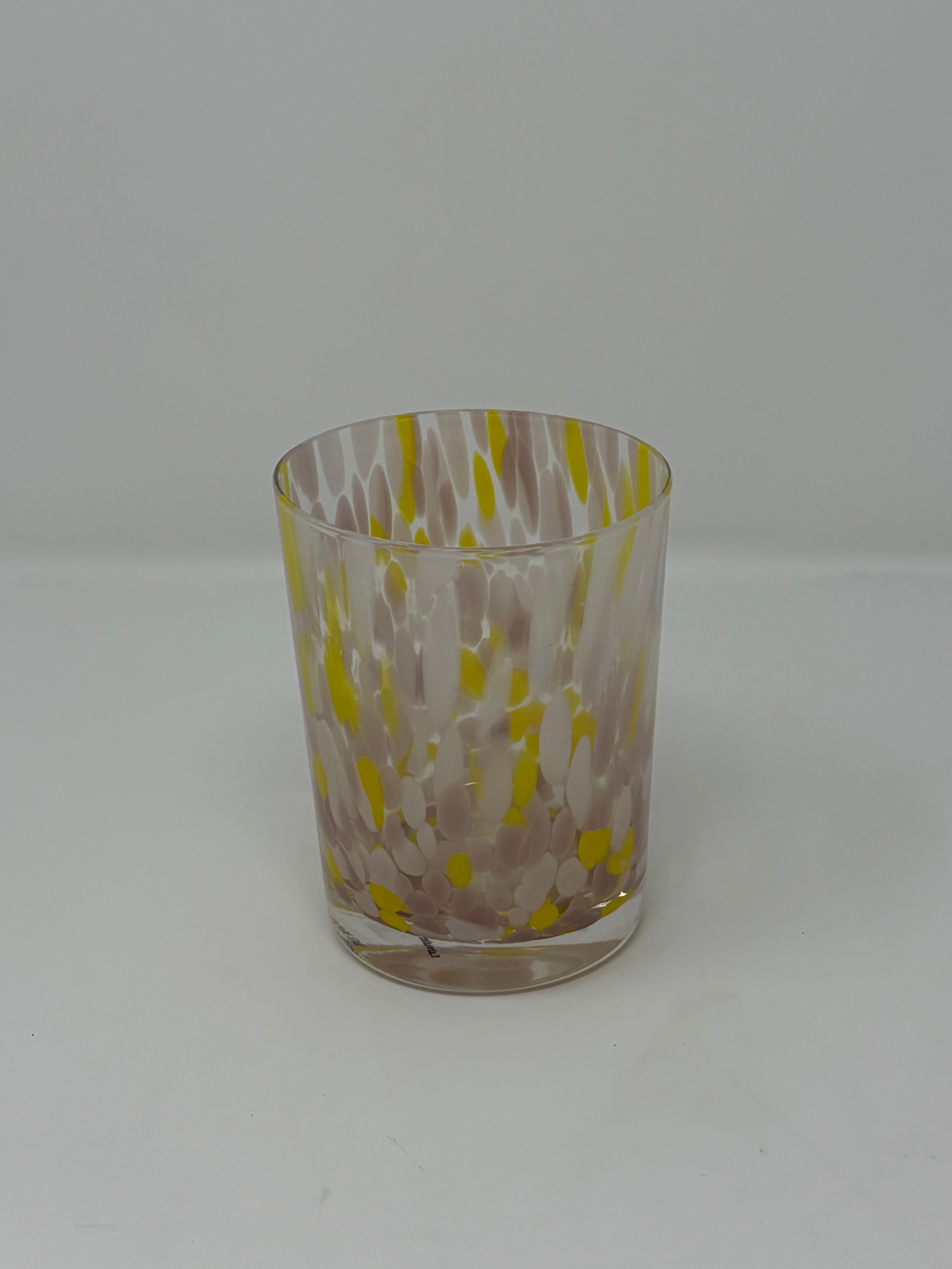 Pink & Yellow Speckled Glasses