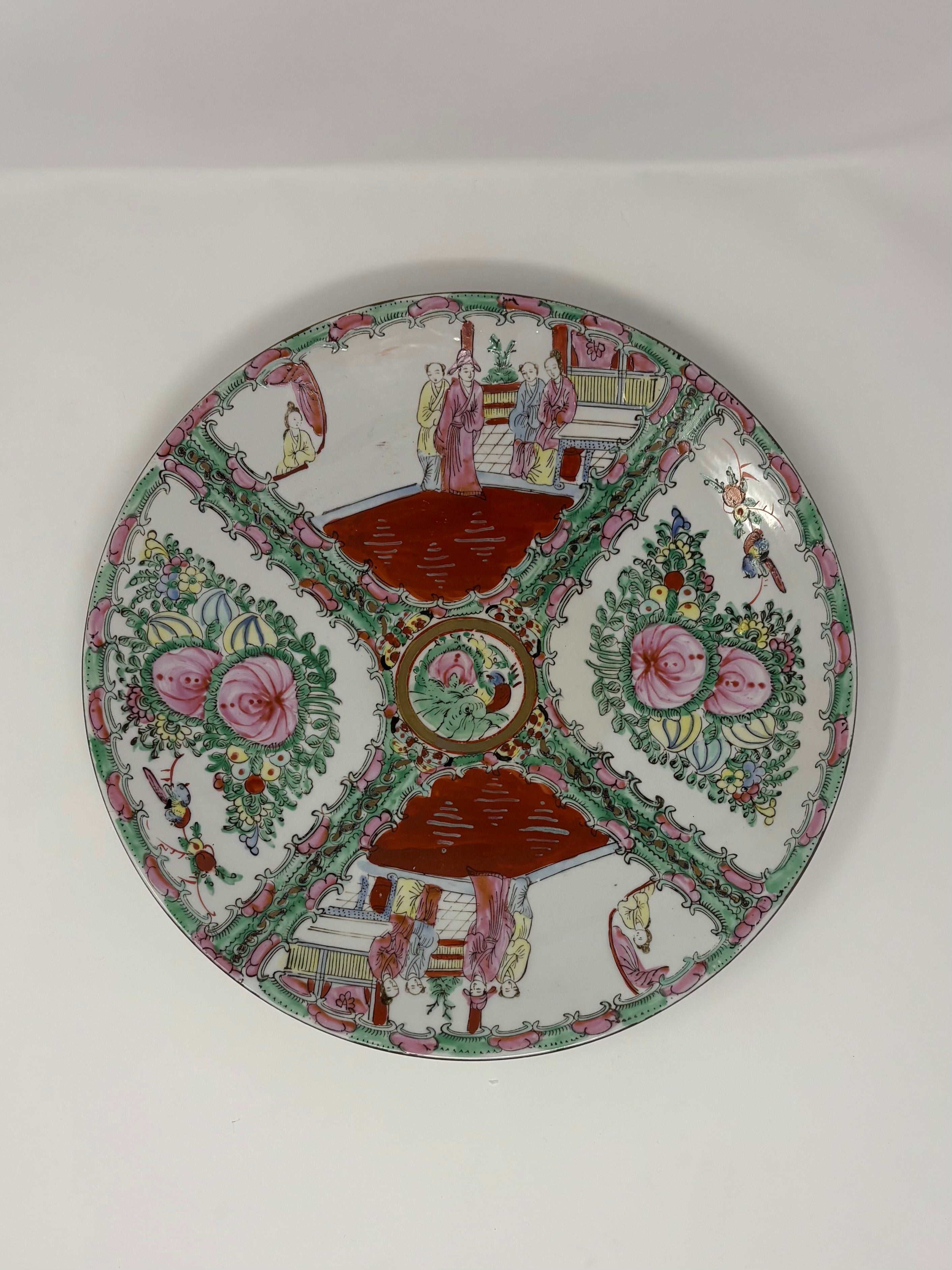 Rose Medallion Charger Plate