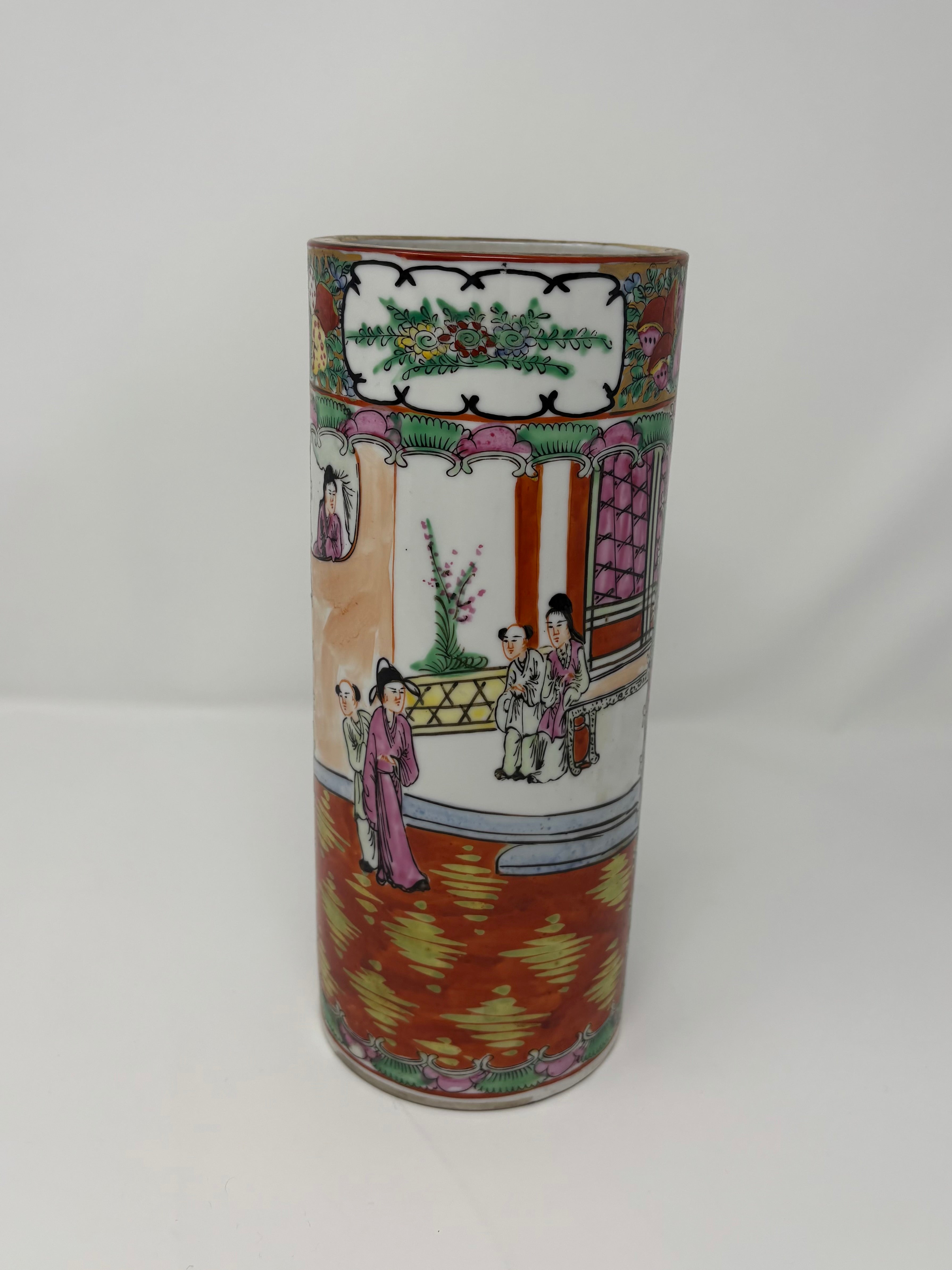 Rose Medallion Vase