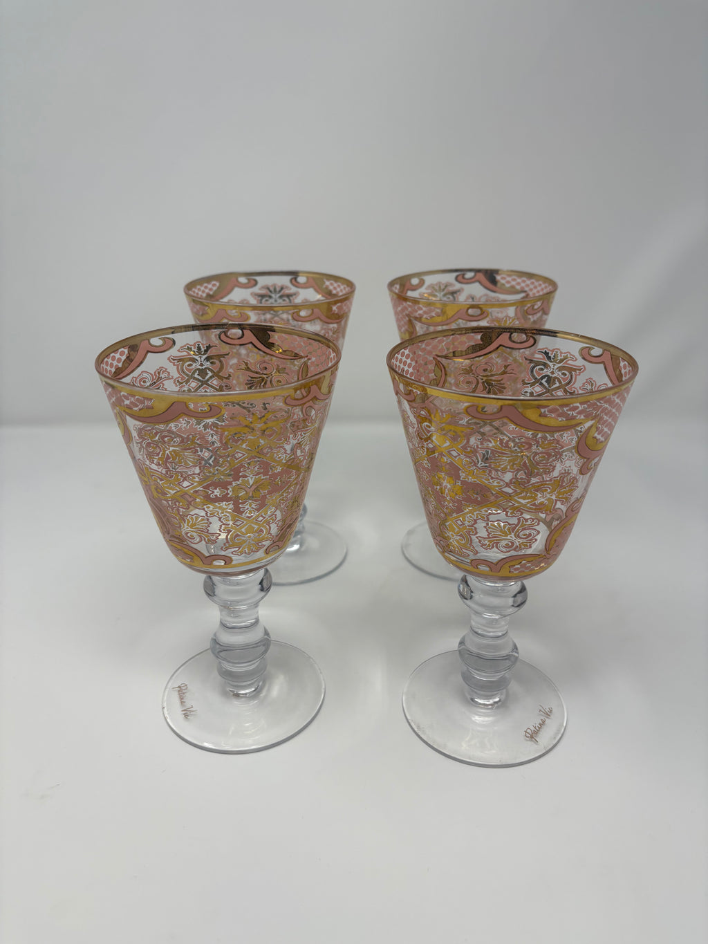 Set of 4 Patina Vie Bellissimo Goblet