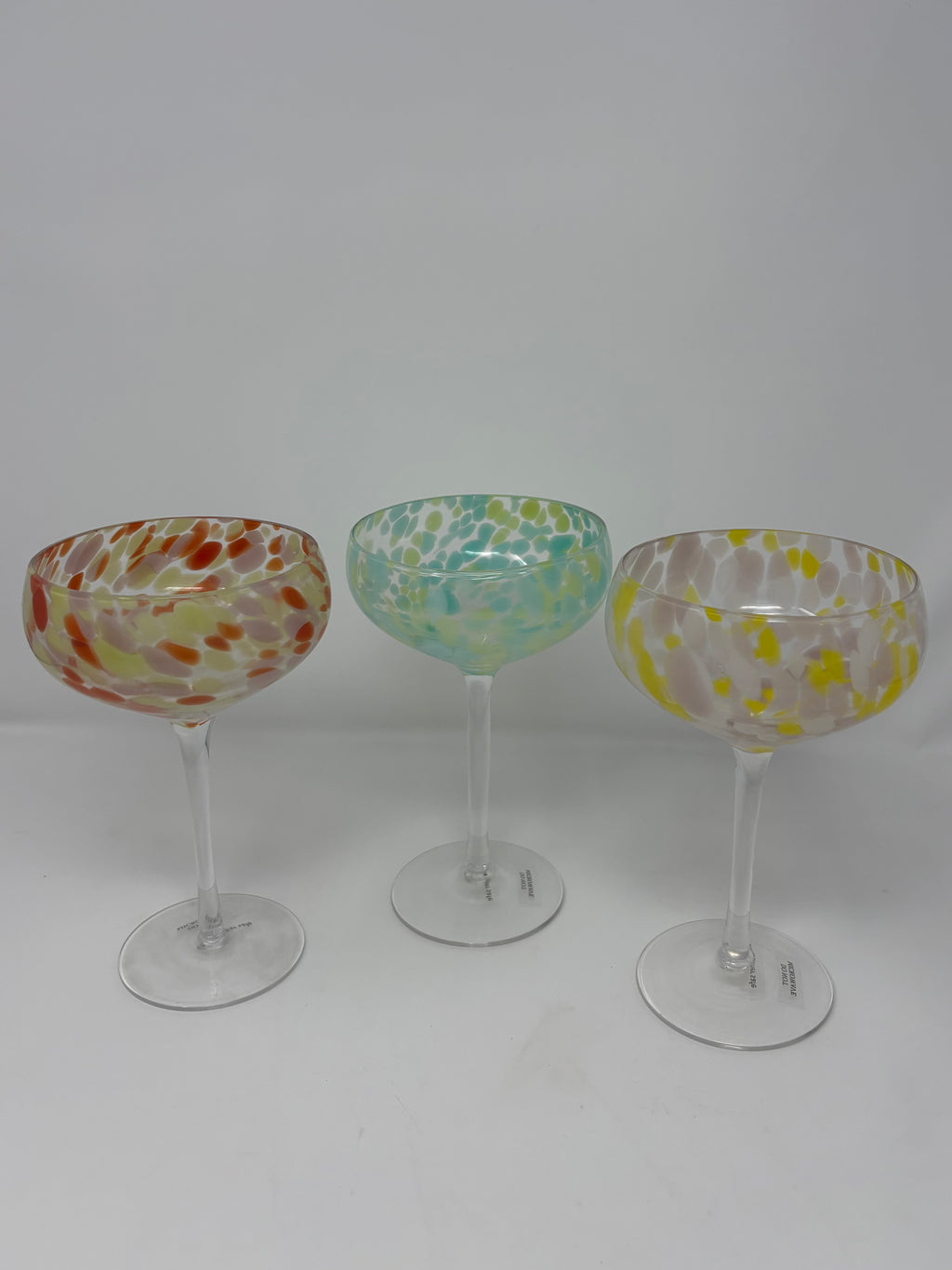 Speckled Wine Glass