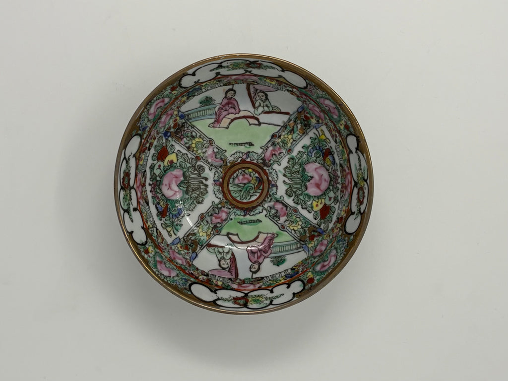 Vintage Rose Medallion Bowl