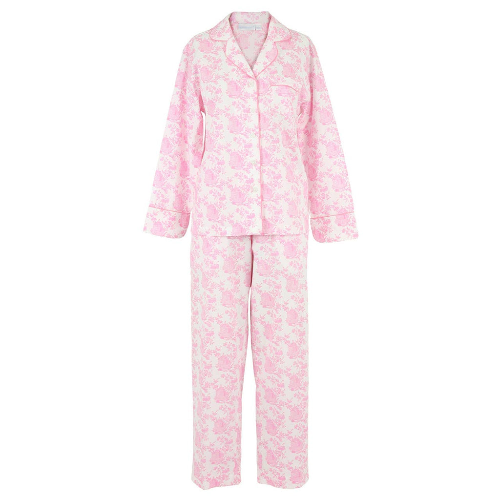 Pagoda Pink Long Sleeve Pajamas